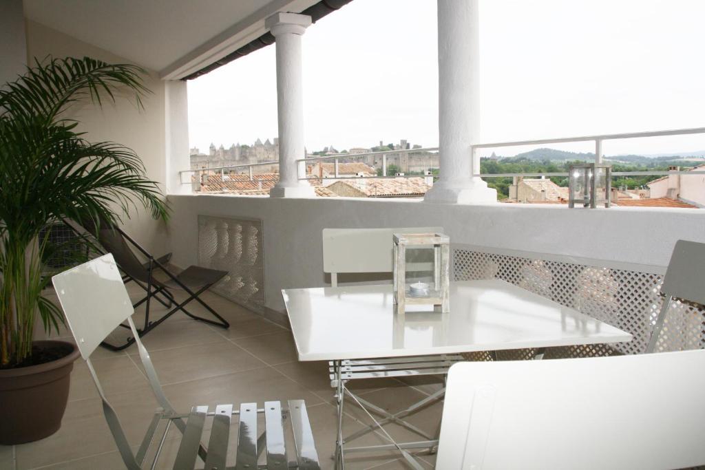 Appartement Le Saint Paul - Les Balcons De La Cite Carcassonne Værelse billede